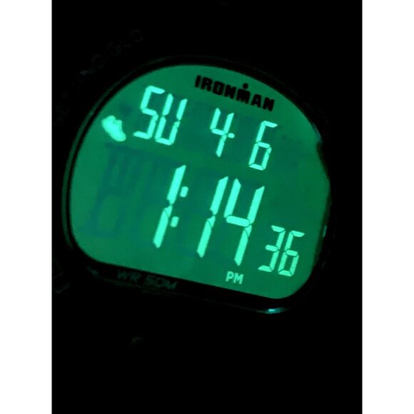Timex Men's Watch TW5M51200 Ironman Quartz Digital Indiglo Black Rubber Band - Picture 8 of 15